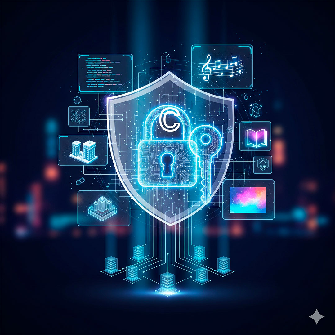 Ilustração de Direitos Autorais